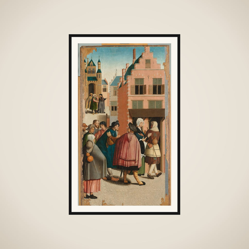 The Seven Works of Mercy framed