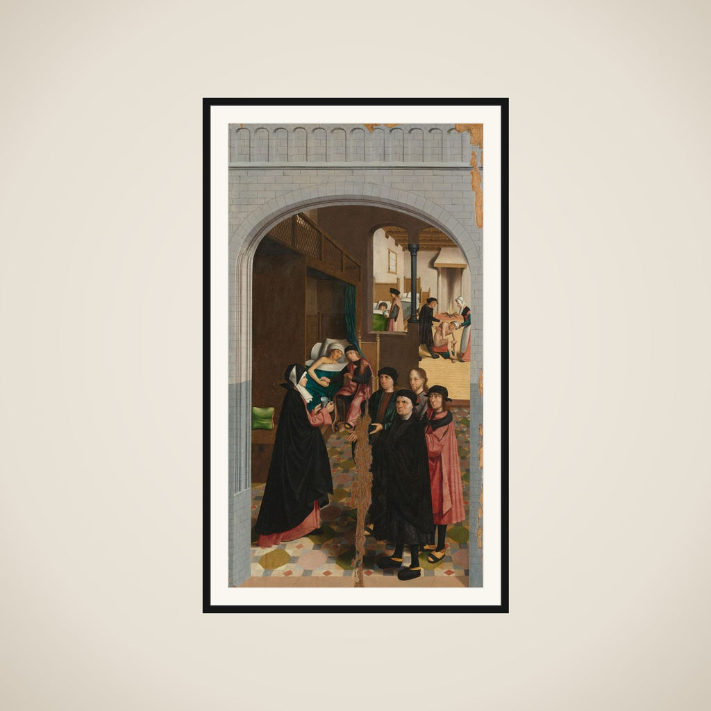 The Seven Works of Mercy framed