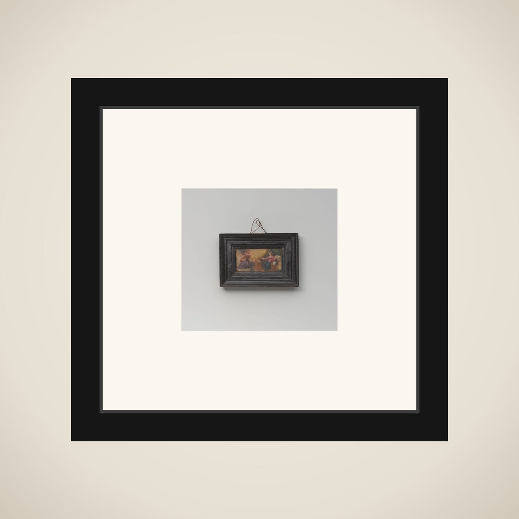 Schilderij met voorstelling van De Annunciatie framed