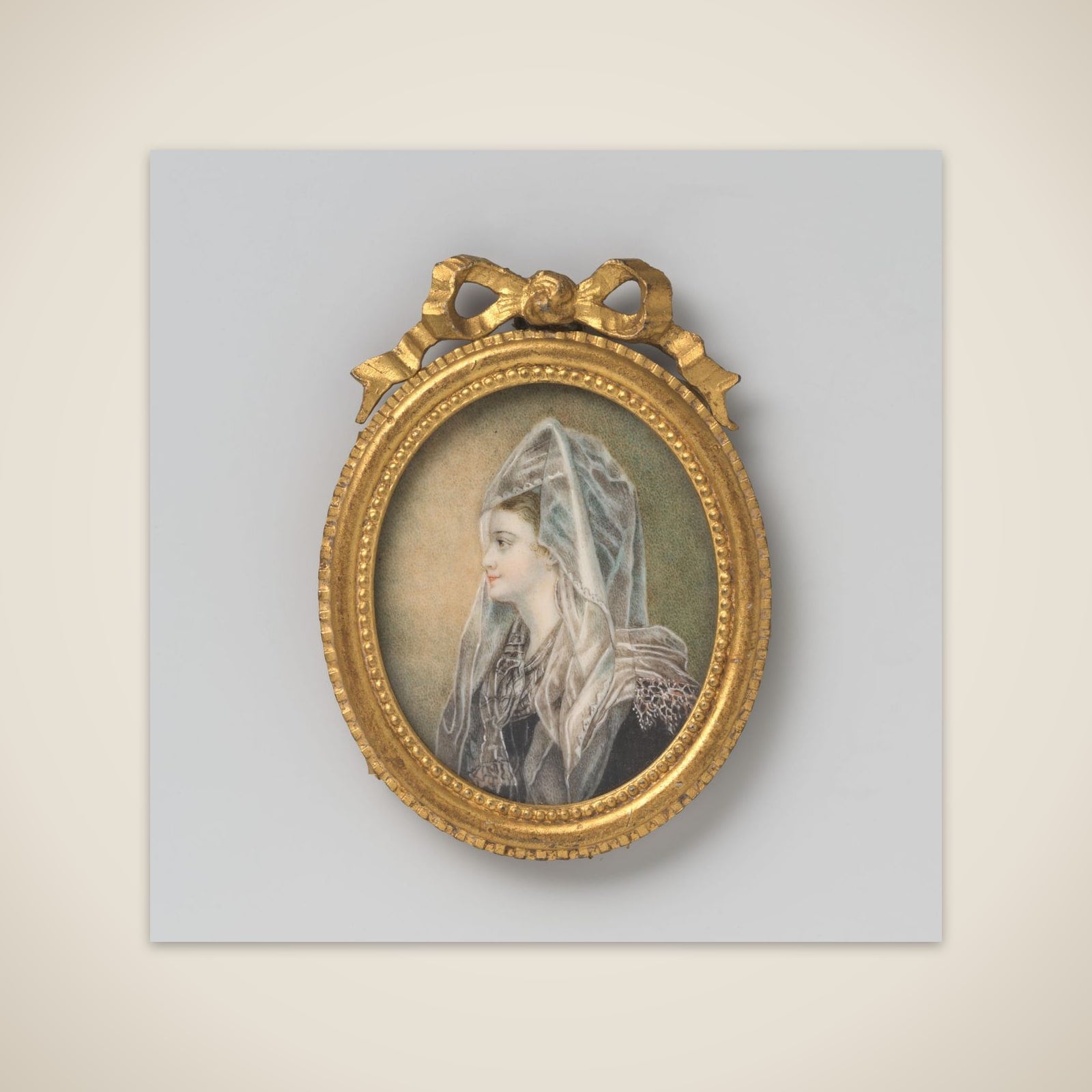 Schilderij met voorstelling van een vrouw met opgeheven rechterarm unframed print