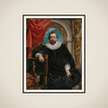 Portrait of Rogier Le Witer framed