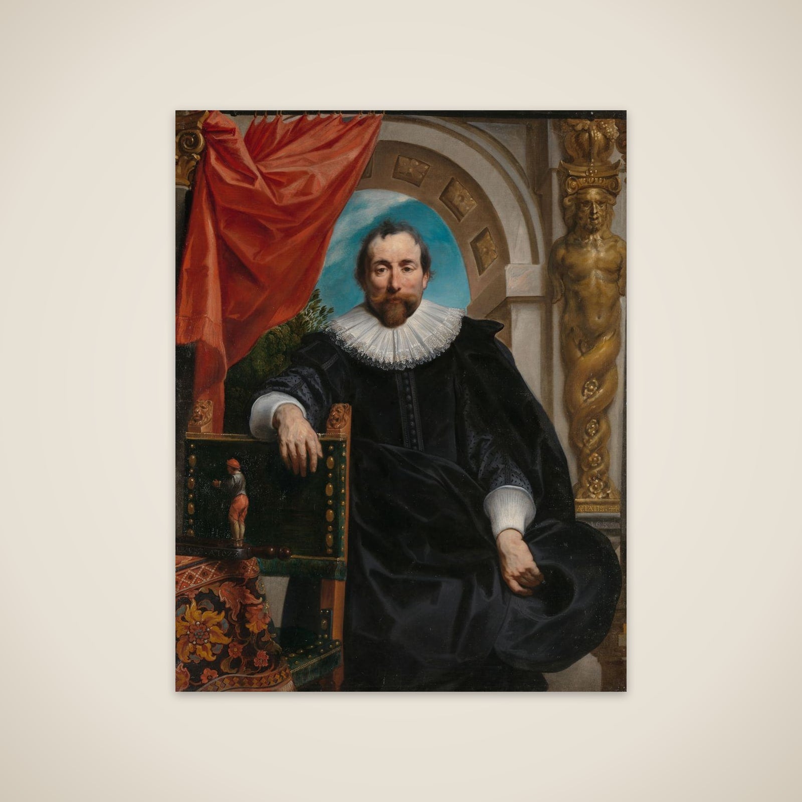 Portrait of Rogier Le Witer unframed print