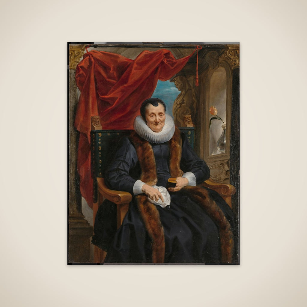 Portrait of Magdalena de Cuyper unframed print