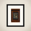 Still life with druiven en citroen framed