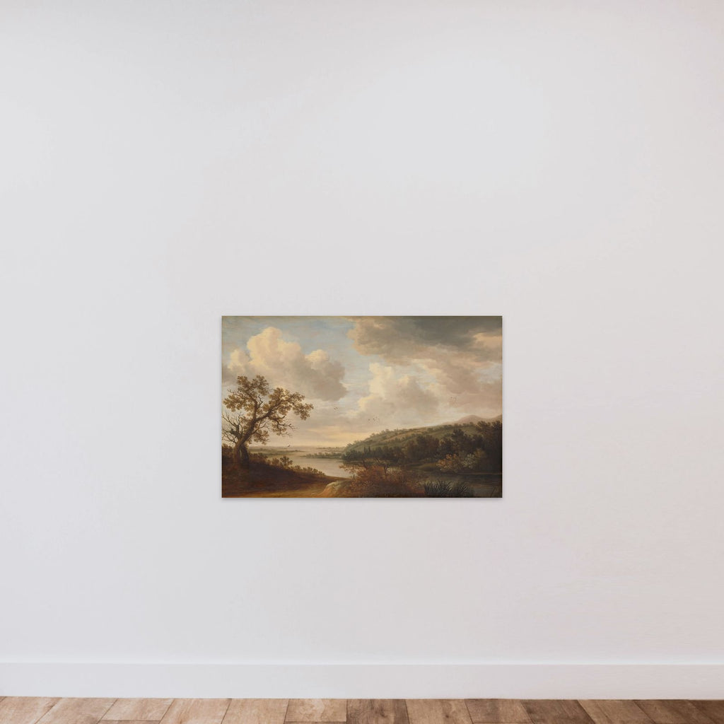 River View unframed — shown to scale