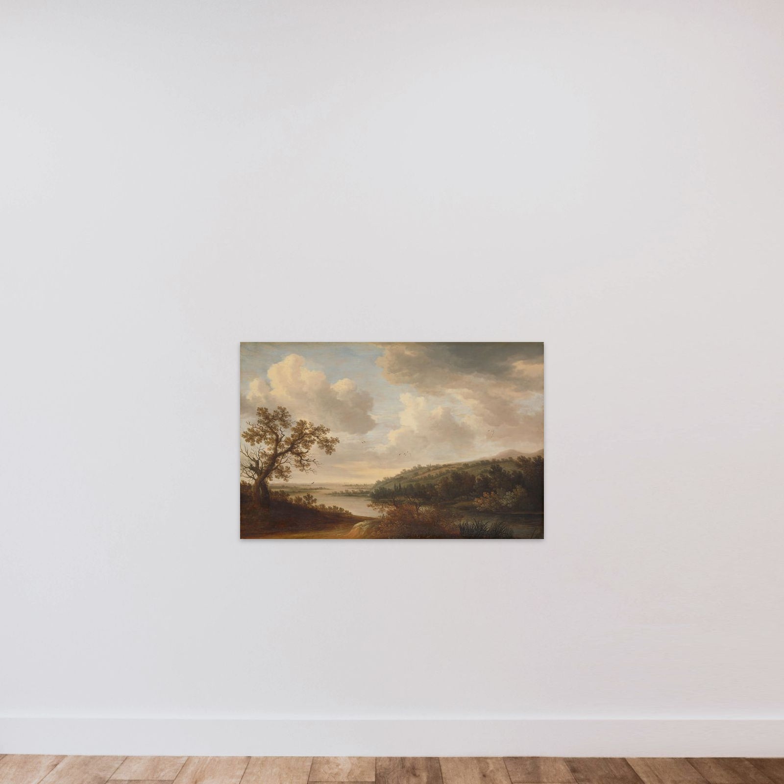 River View unframed — shown to scale