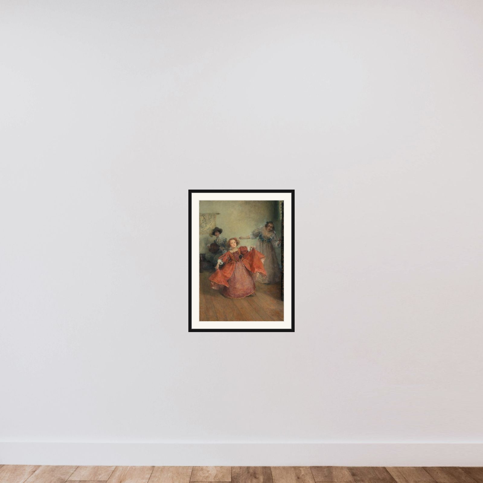 Airs and Graces, Opus CX framed — shown to scale