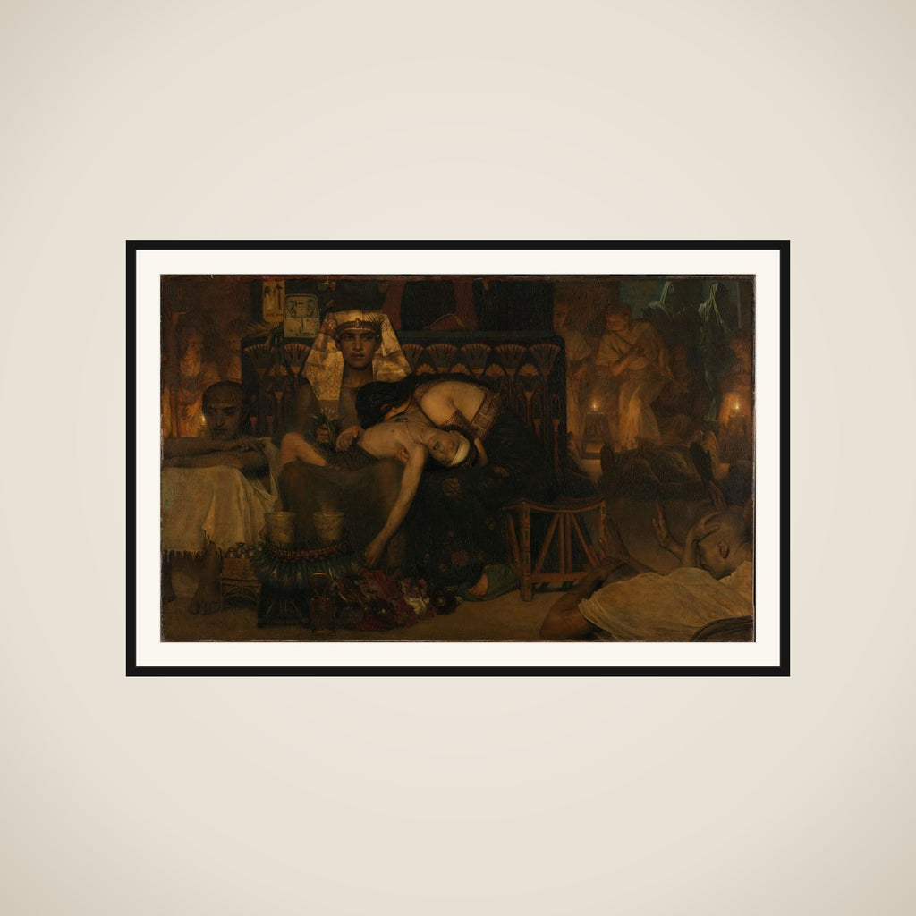 The Death of the Pharaoh's Firstborn Son framed