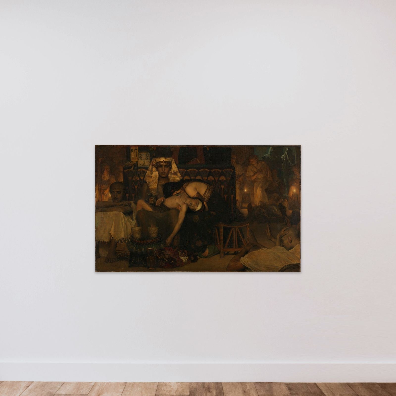 The Death of the Pharaoh's Firstborn Son unframed — shown to scale