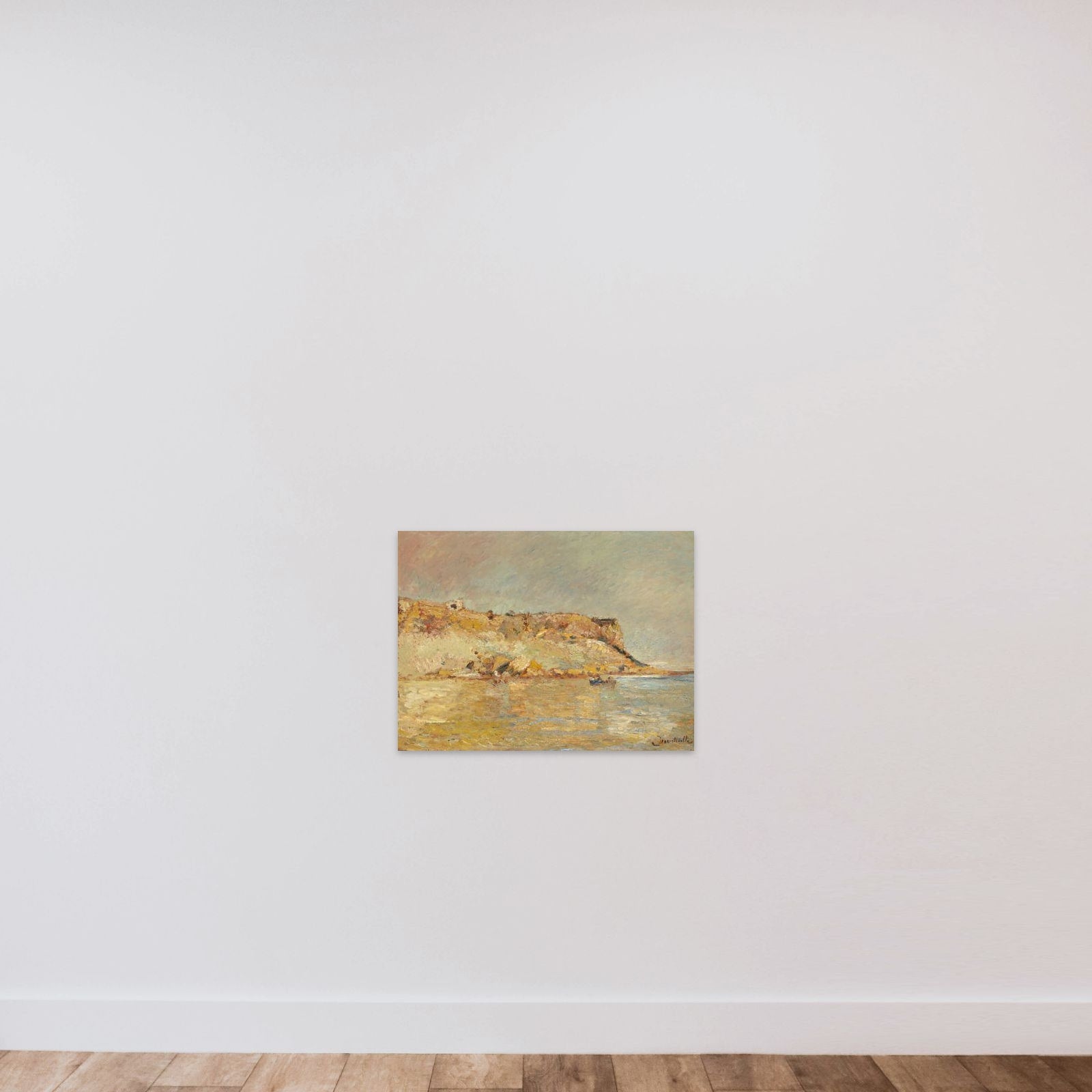 Coastal Mountains unframed — shown to scale