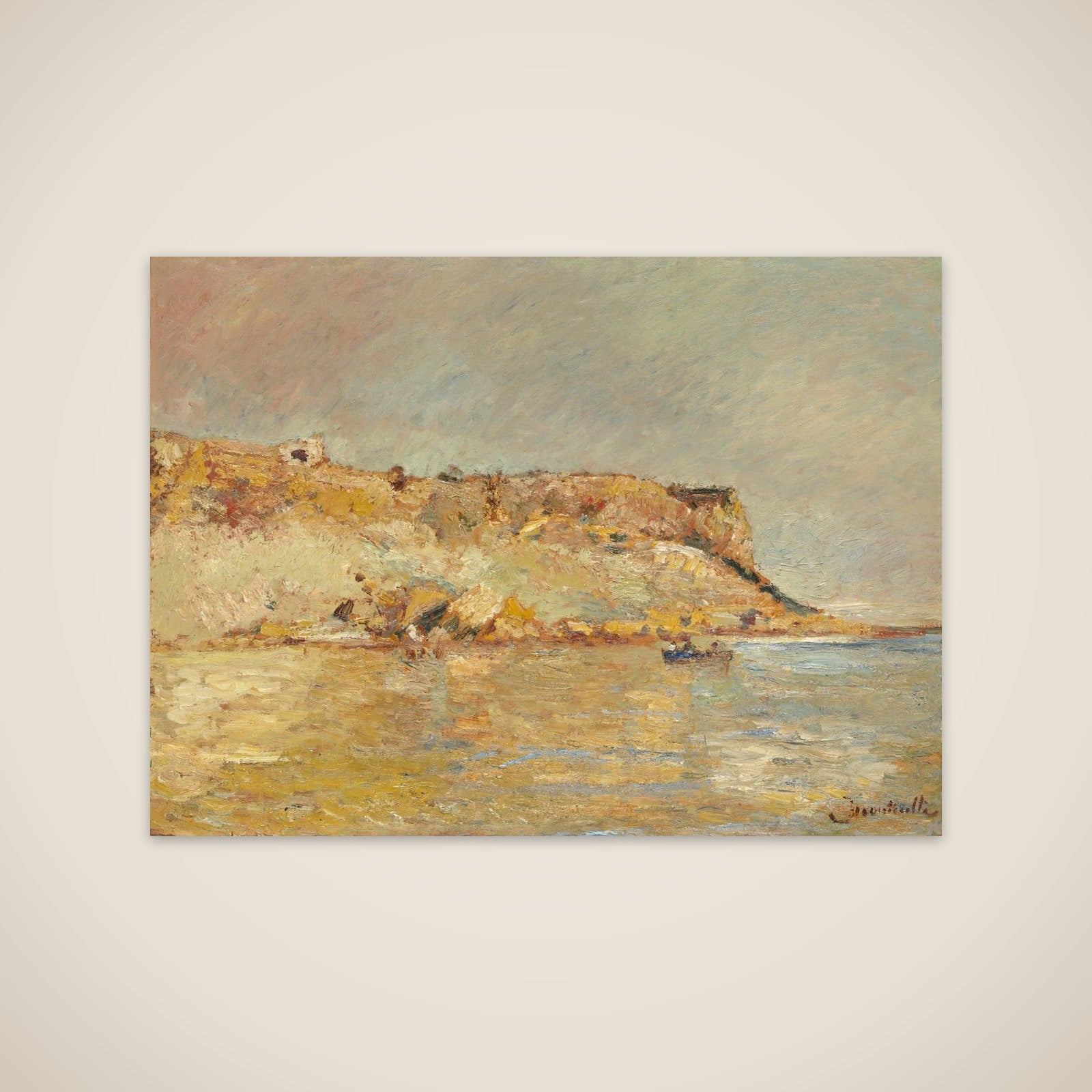 Coastal Mountains unframed print