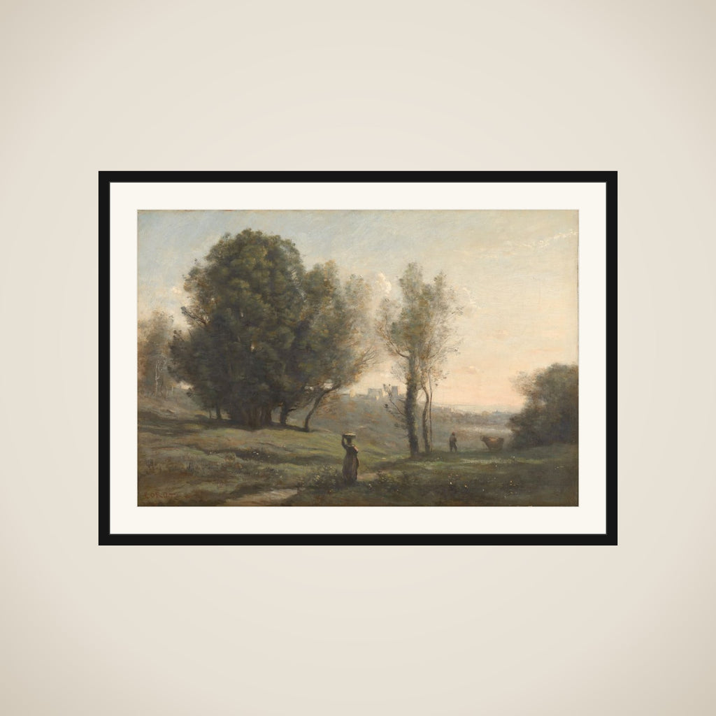 Souvenir of Les Landes framed