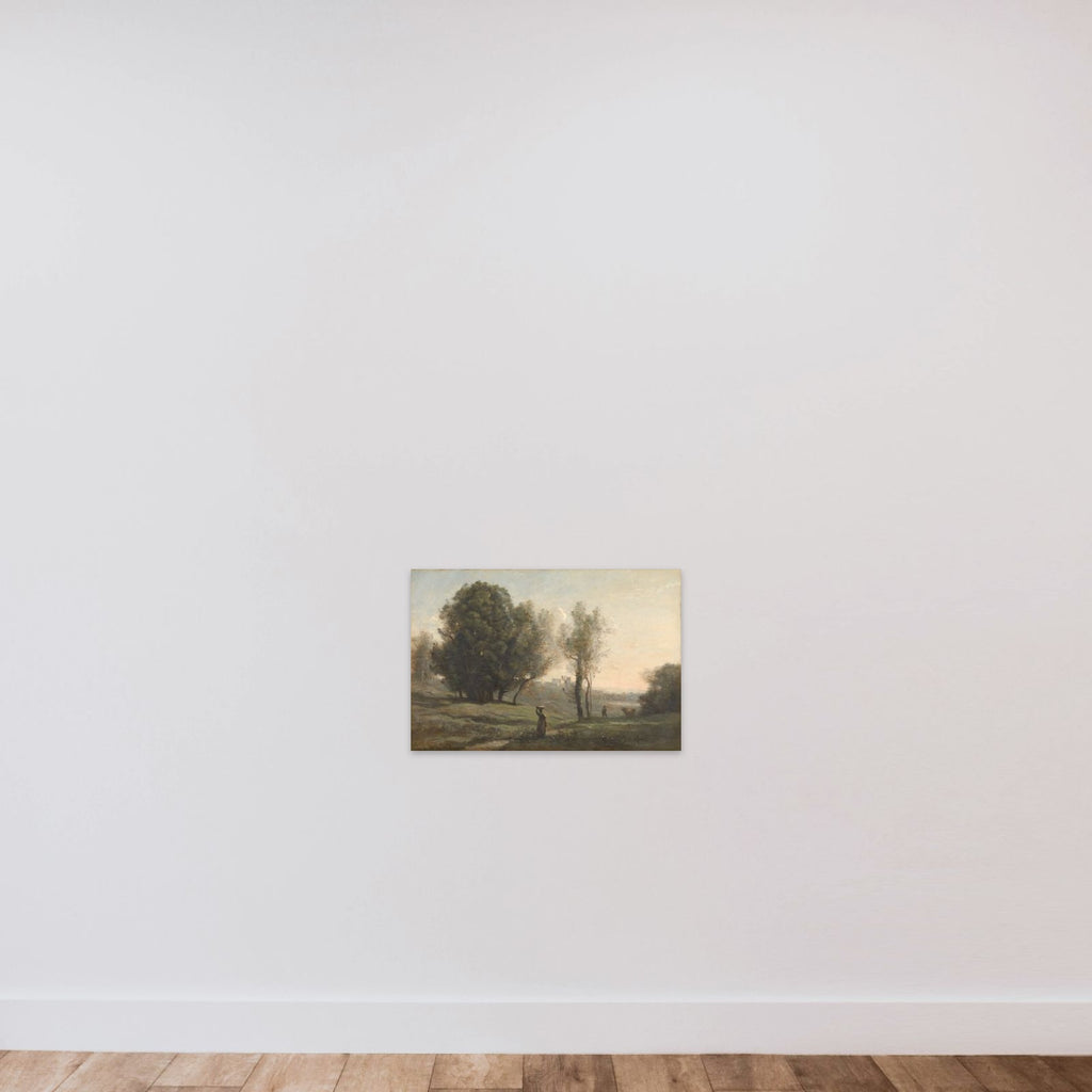 Souvenir of Les Landes unframed — shown to scale