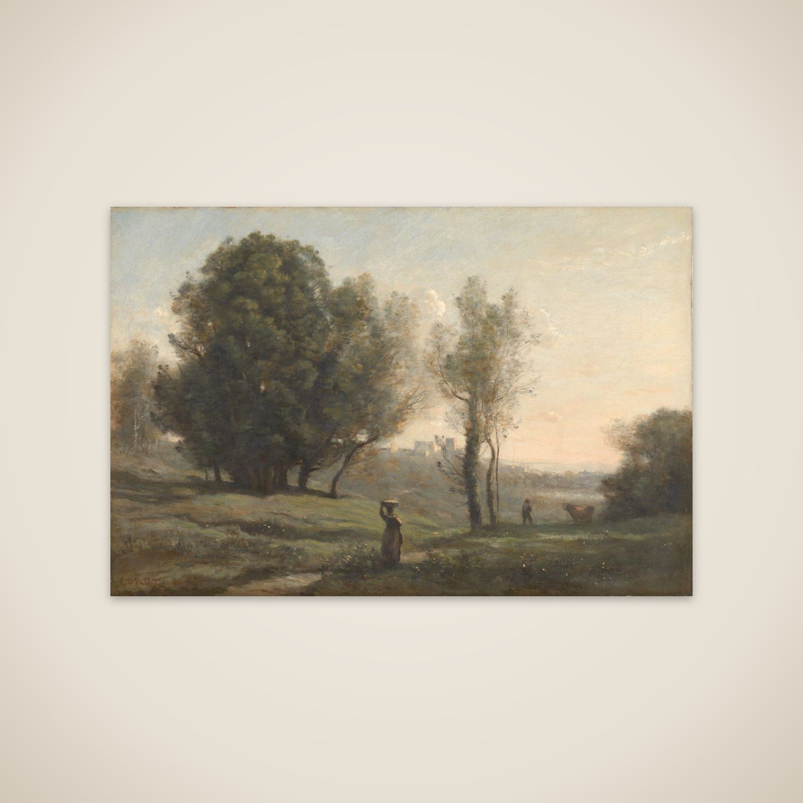 Souvenir of Les Landes unframed print