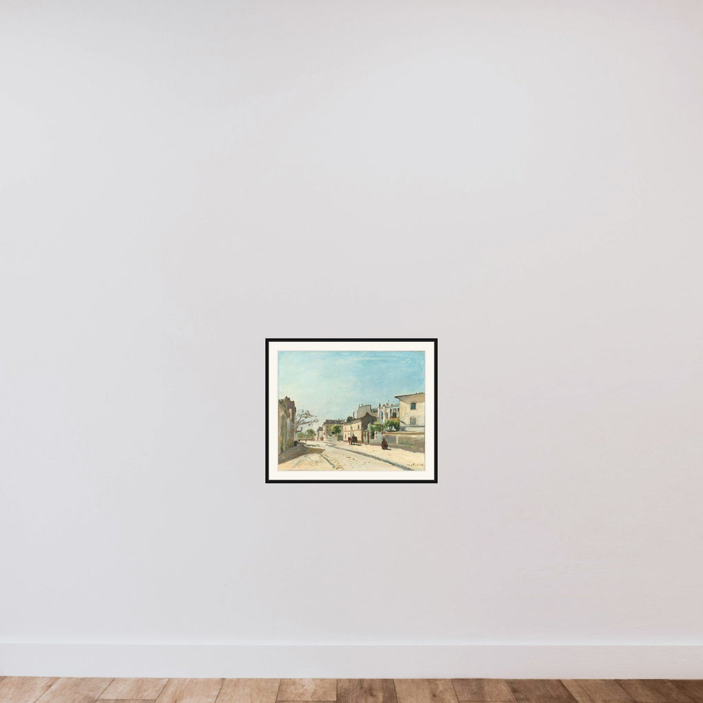 Rue Notre-Dame, Paris framed — shown to scale