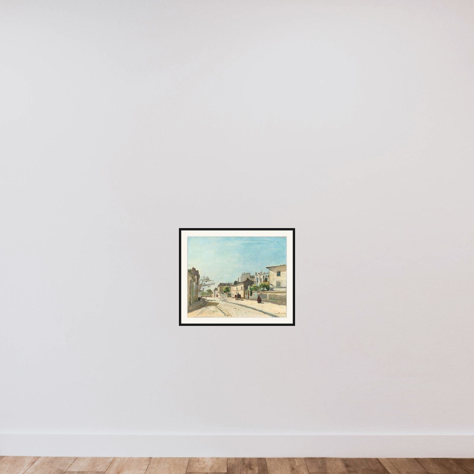 Rue Notre-Dame, Paris framed — shown to scale