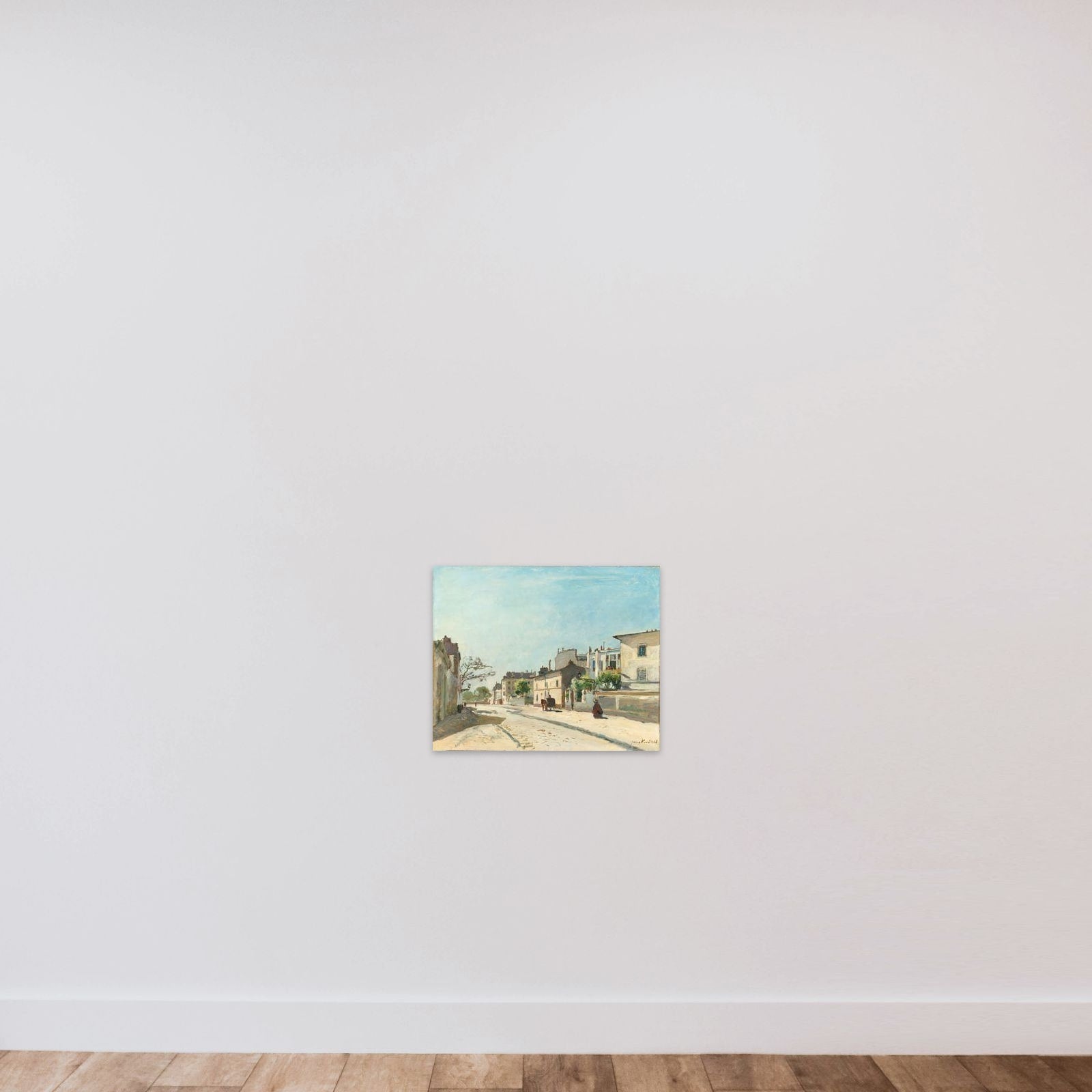 Rue Notre-Dame, Paris unframed — shown to scale