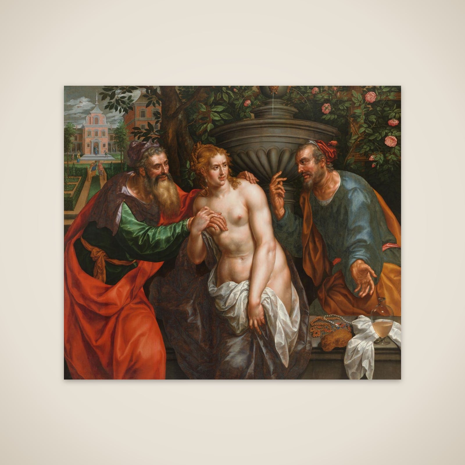 Susanna and the Elders unframed print