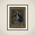 Portrait of Catharina van Braam Houckgeest framed