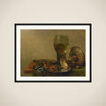 Still Life with a Silver Tazza framed