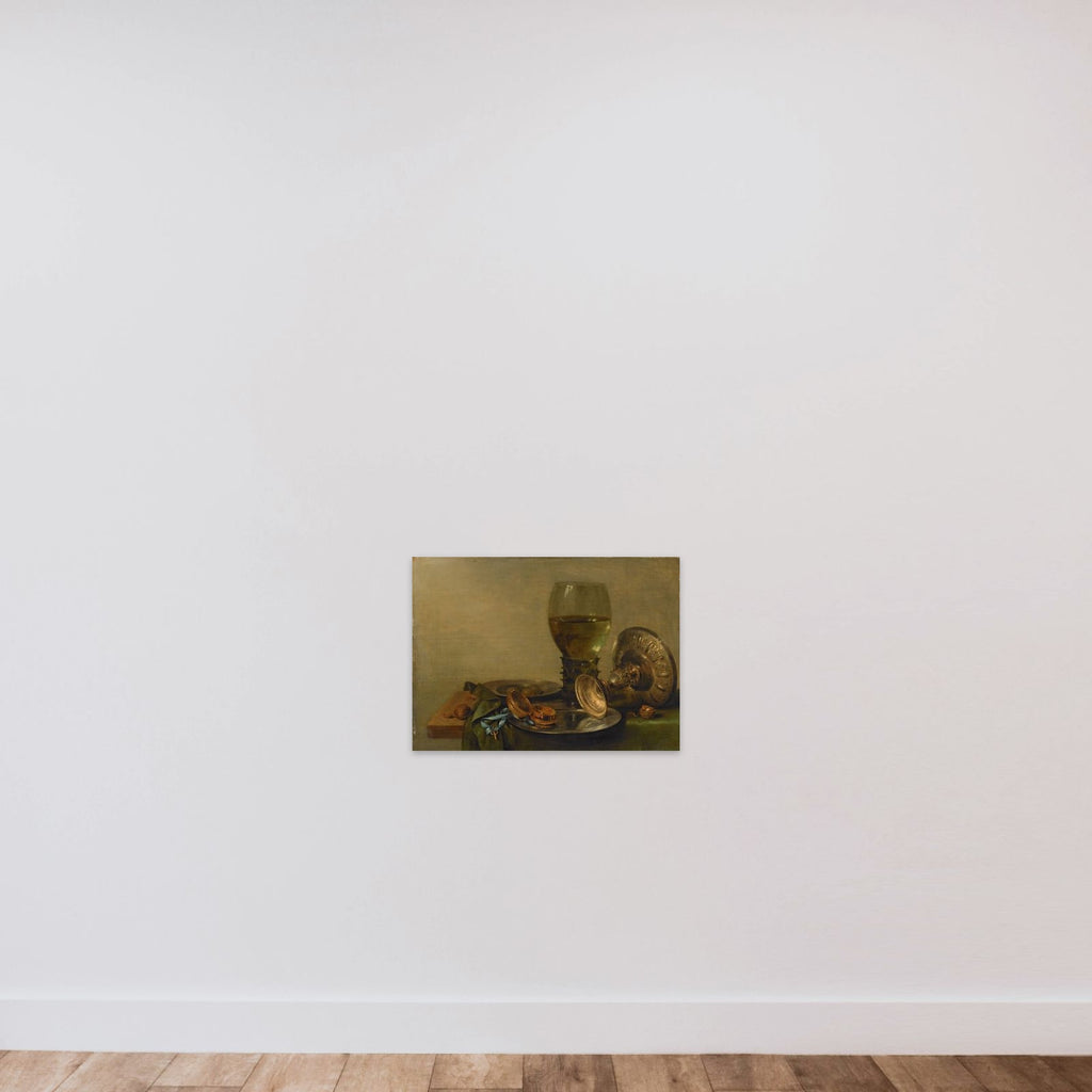Still Life with a Silver Tazza unframed — shown to scale
