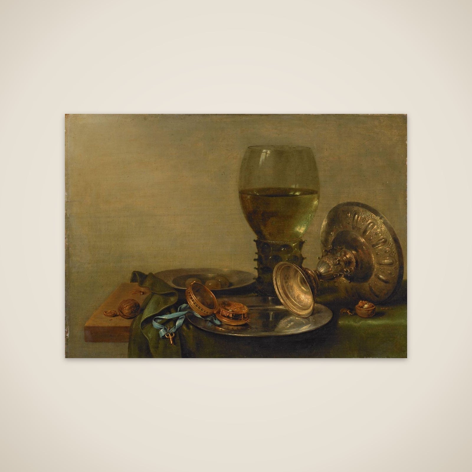 Still Life with a Silver Tazza unframed print