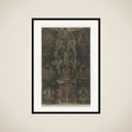 Tangka met een voorstelling van de Elfhoofdige Avalokiteshvara. framed
