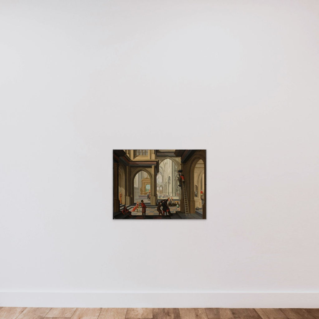 Iconoclasm in a Church unframed — shown to scale