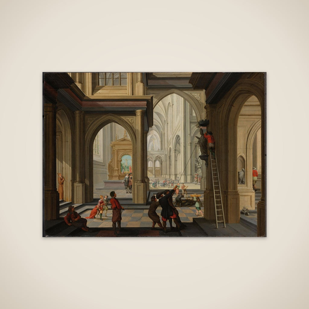 Iconoclasm in a Church unframed print