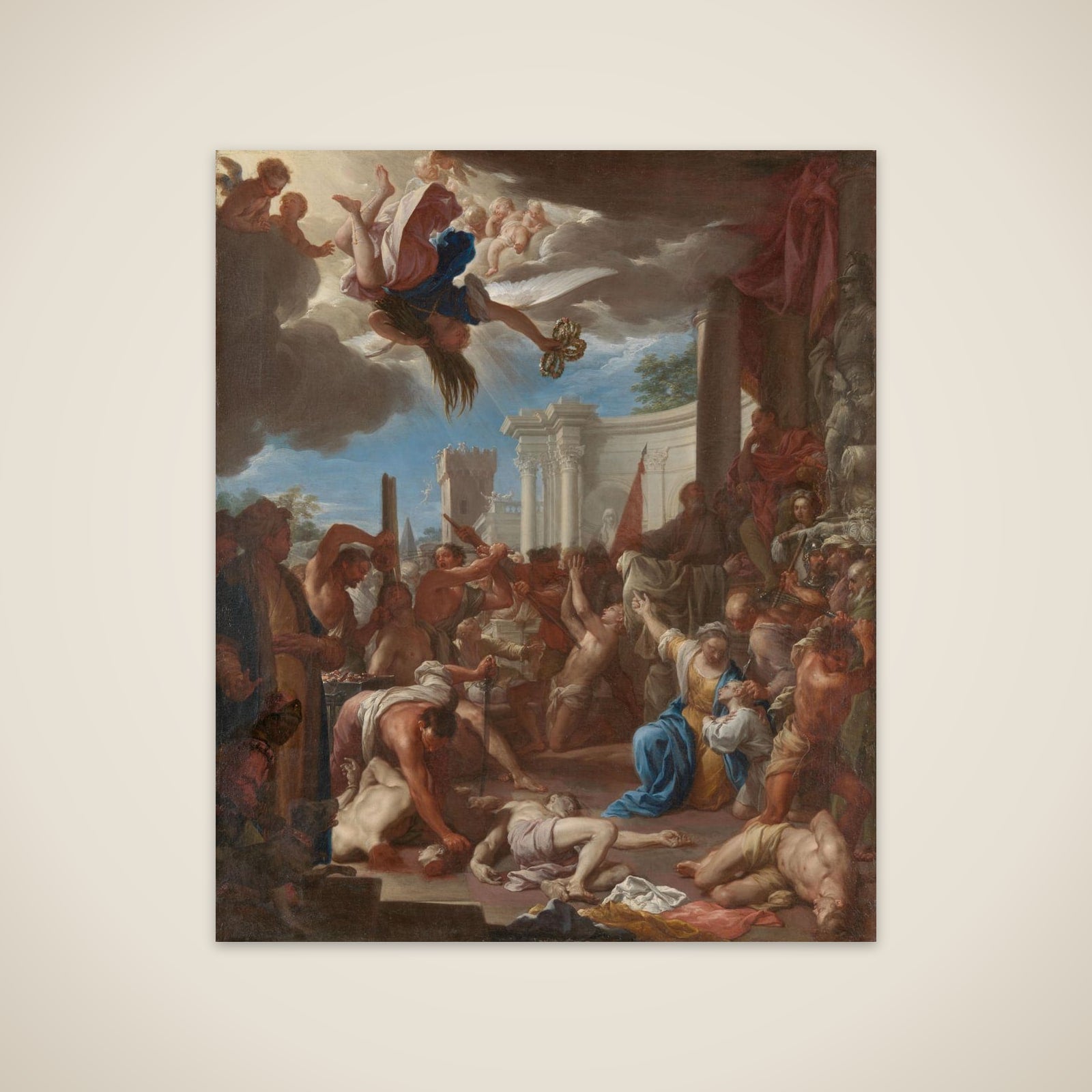 The Martyrdom of the Seven Sons of Saint Felicity unframed print