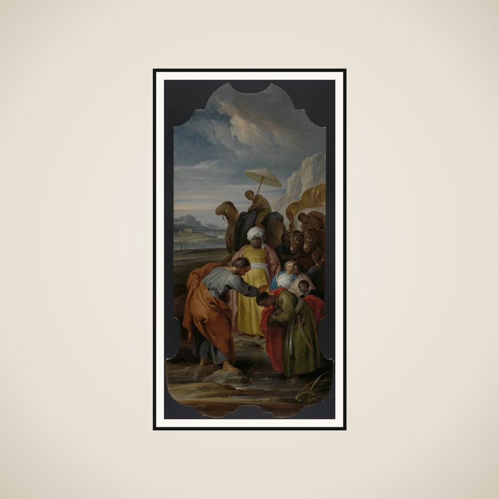 Saint Philip Baptizes the Eunuch framed