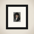 Portrait of an unknown man framed