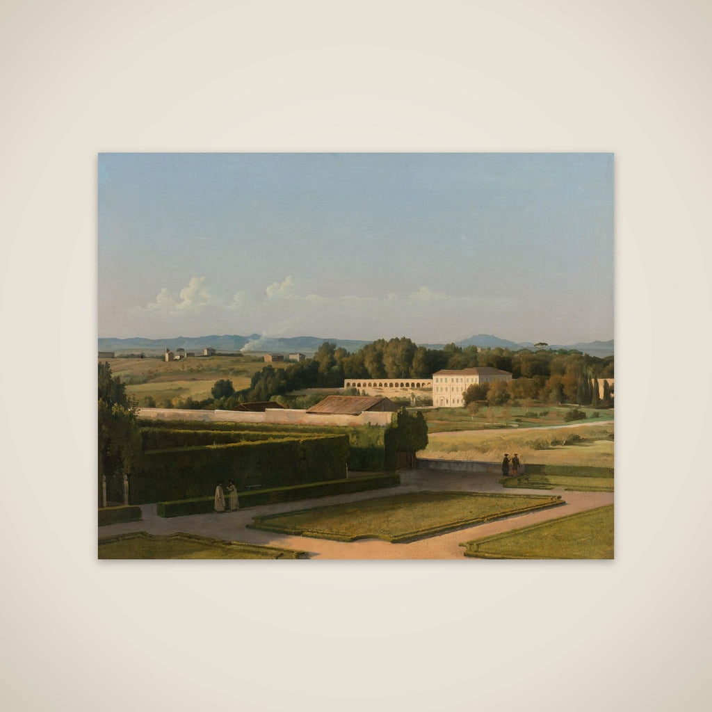View of the Gardens of Villa Medici unframed print