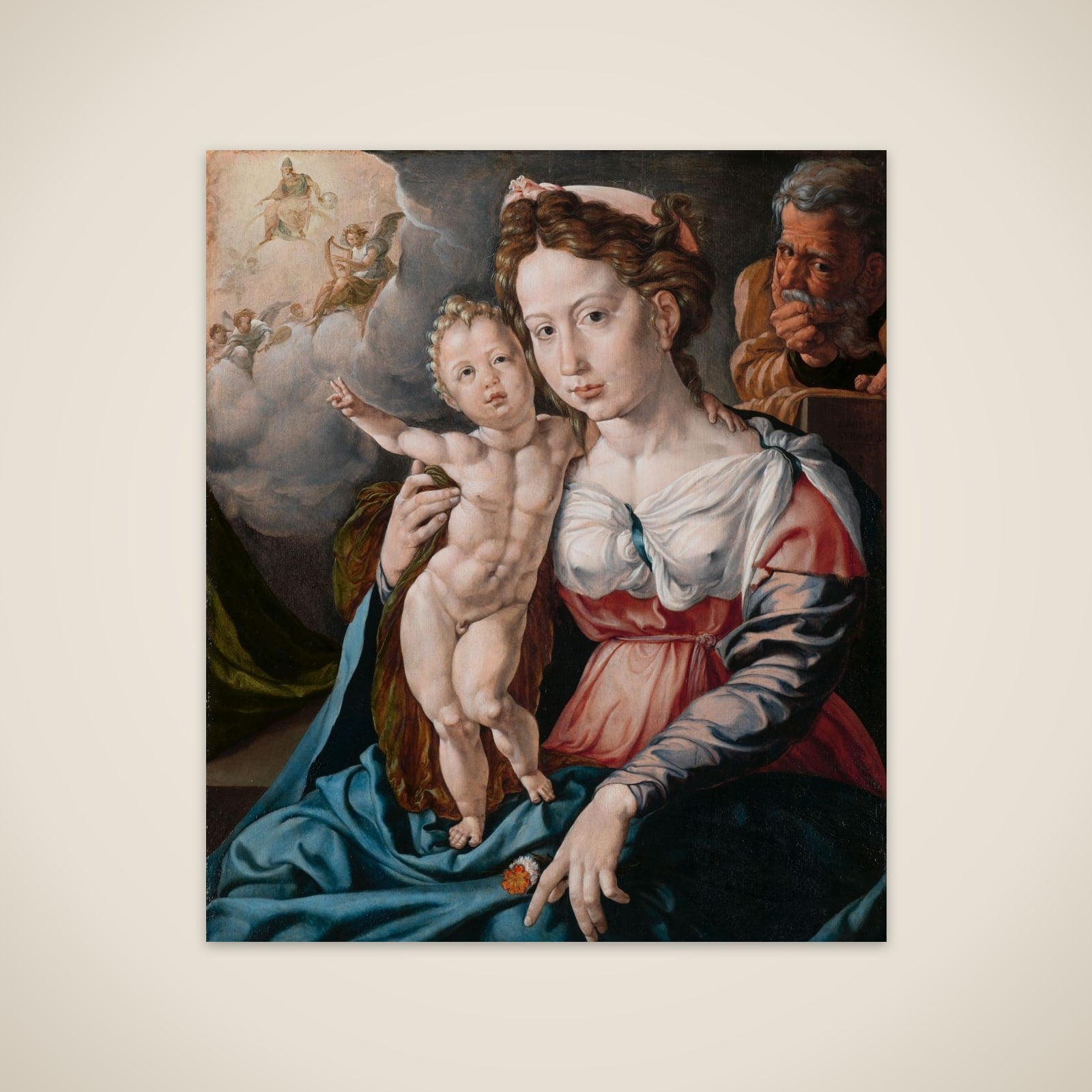 The Holy Family unframed print