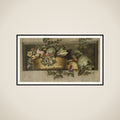 Still Life with Fruit and Flower Garlands framed