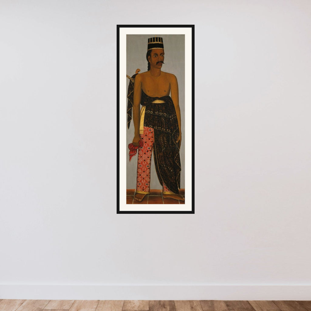 Javanese Court Officials framed — shown to scale