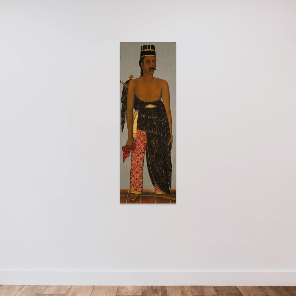 Javanese Court Officials unframed — shown to scale