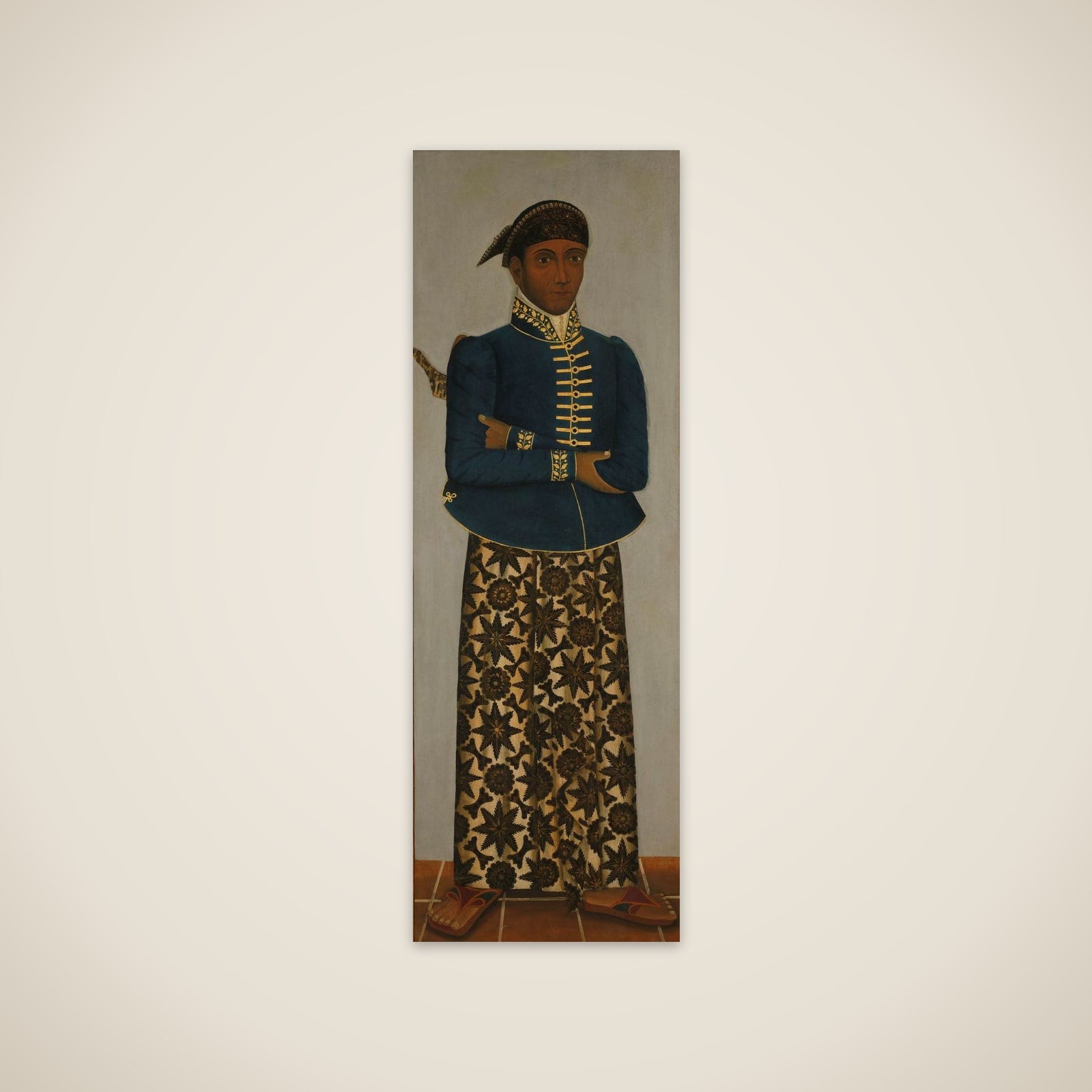 Javanese Court Officials unframed print