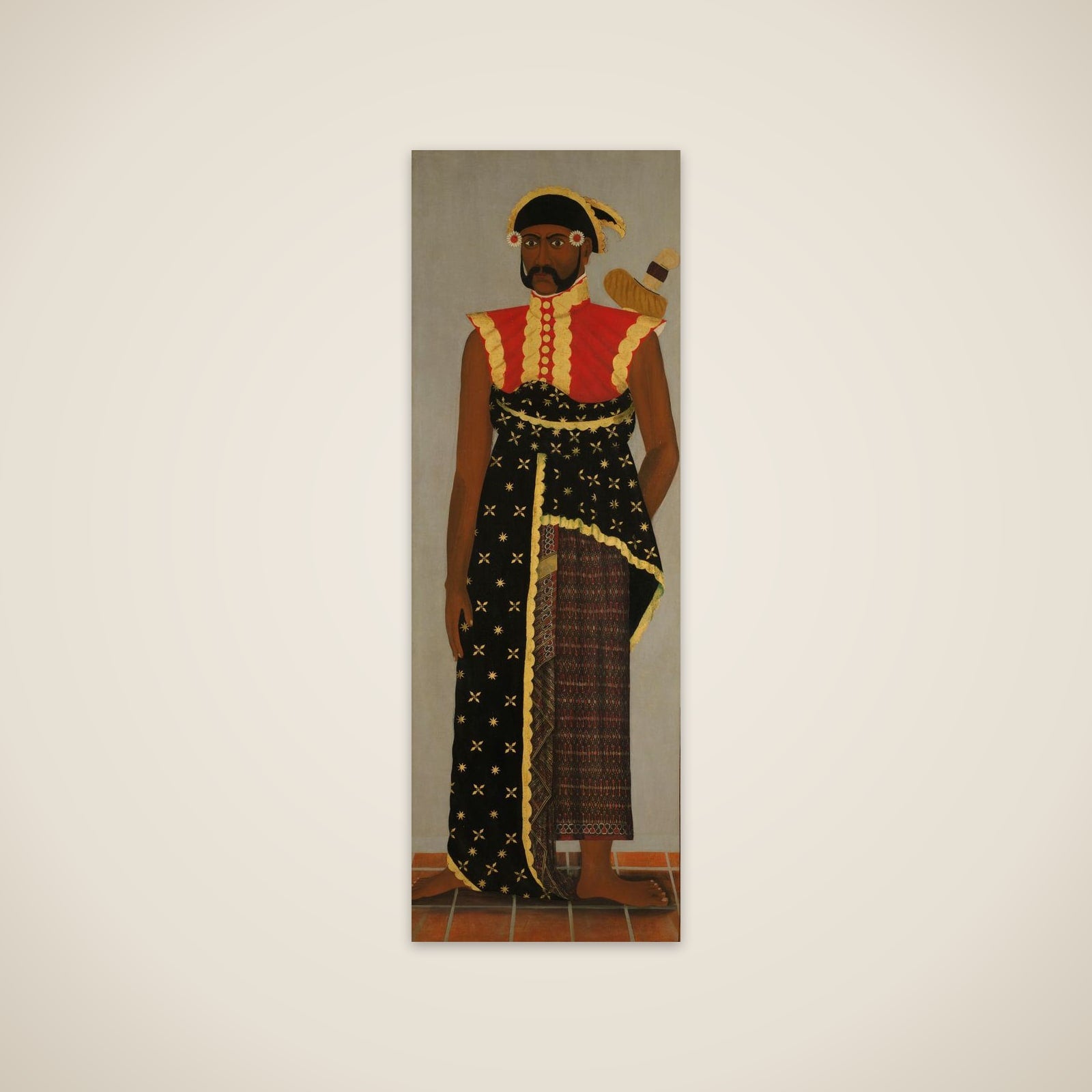 Javanese Court Officials unframed print