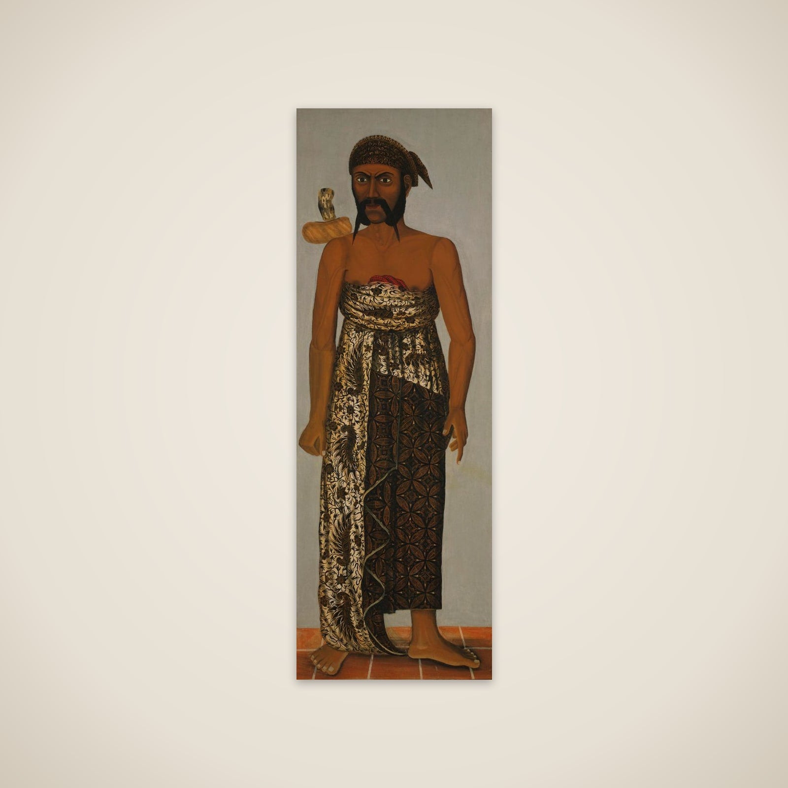 Javanese Court Officials unframed print