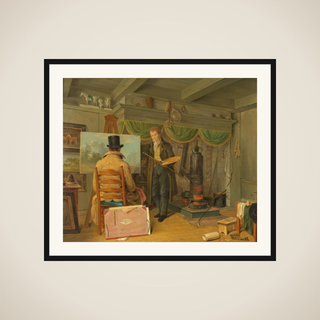 The Painter in his Studio framed