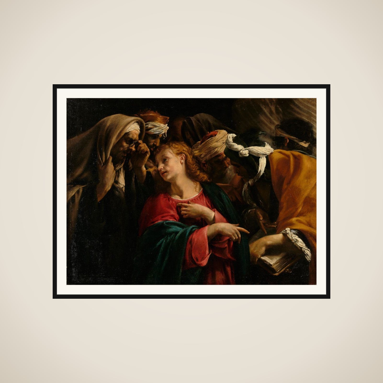 Christ among the Doctors framed