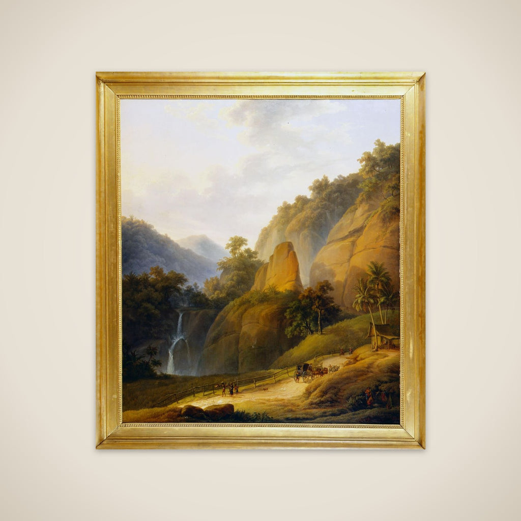 The Grote Postweg (Great Postal Road) near Rajapolah unframed print