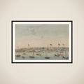 Three Views of the Pearl River: Canton, Macao, Whampoa framed
