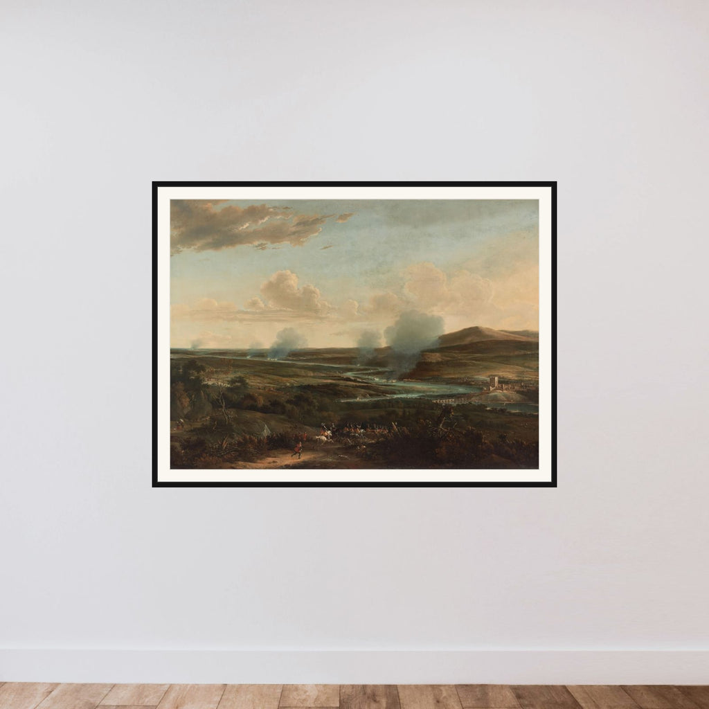 The Battle of Medway framed — shown to scale