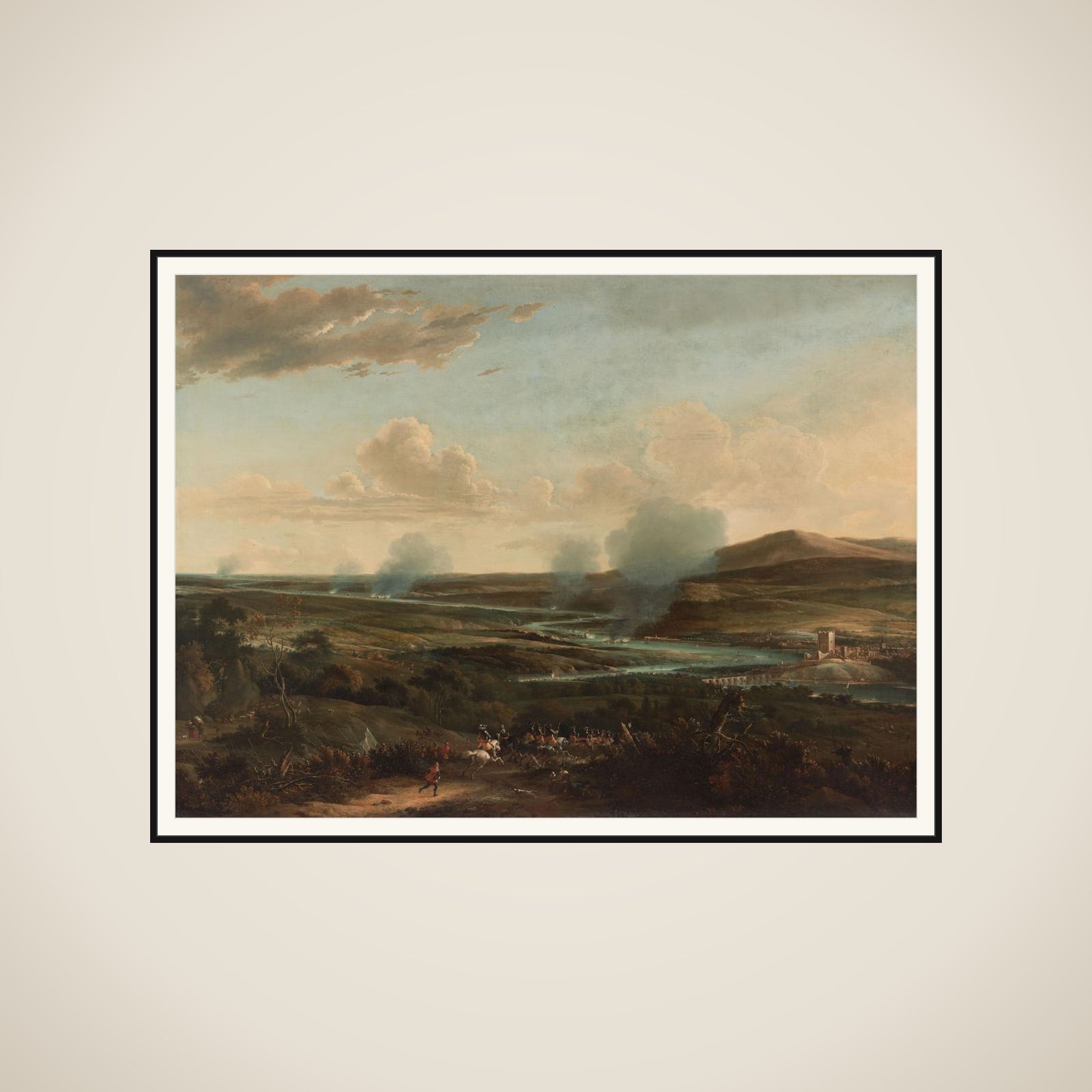 The Battle of Medway framed
