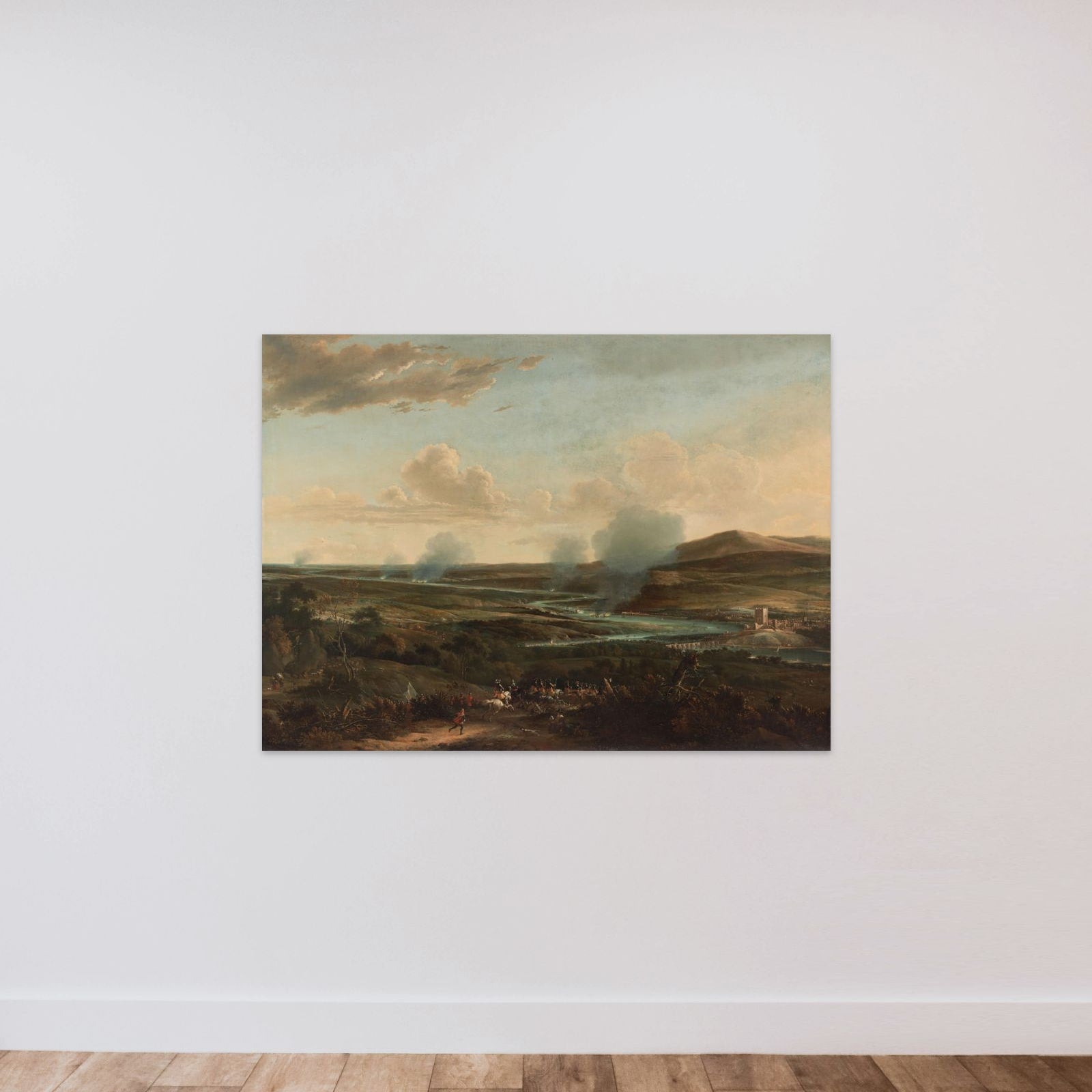 The Battle of Medway unframed — shown to scale