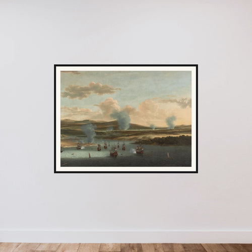 Battle of Medway framed — shown to scale