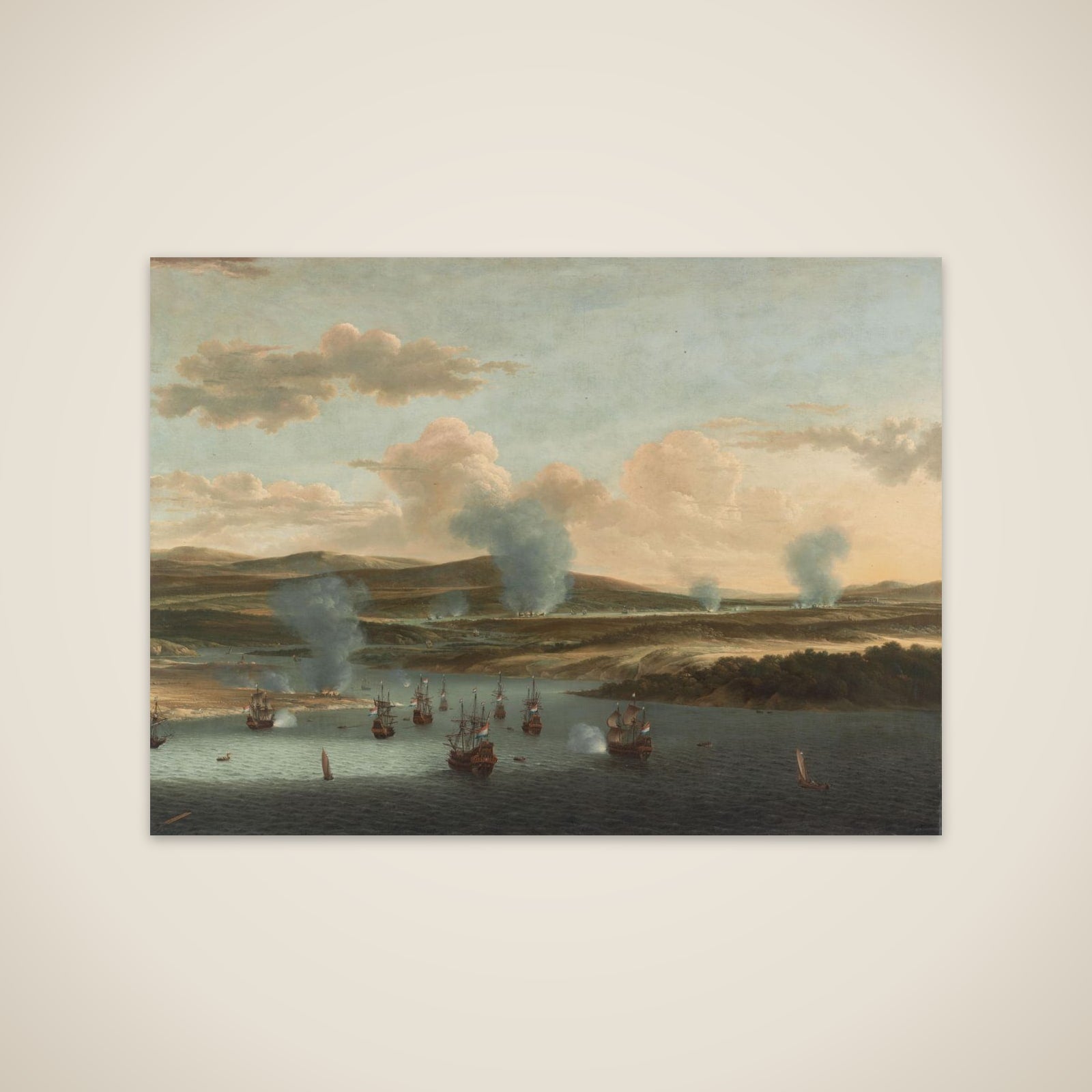 Battle of Medway unframed print