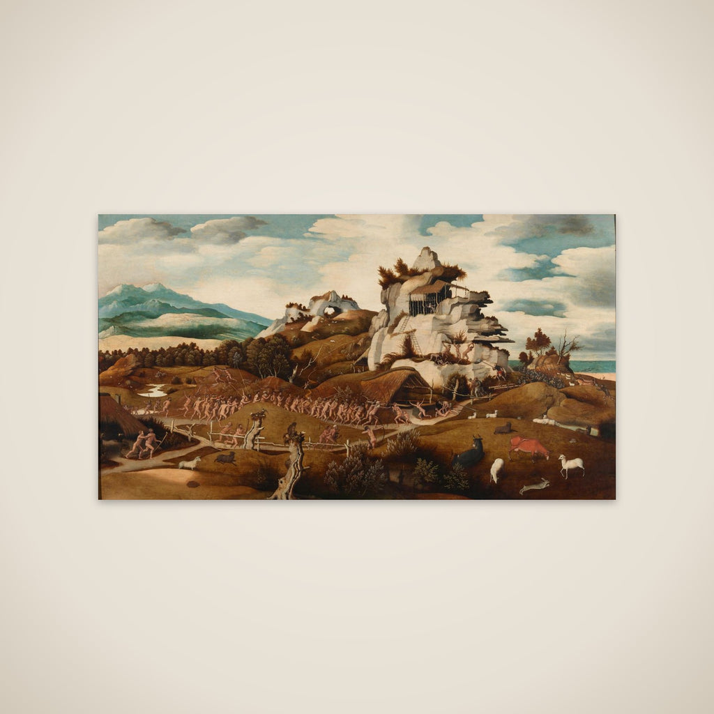 Landscape with an Episode from the Conquest of America unframed print